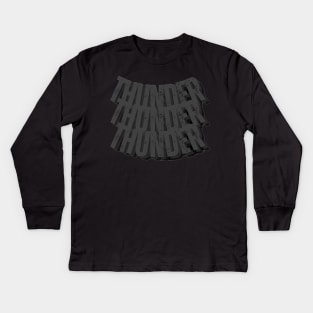 TRIPLE THUNDRE Kids Long Sleeve T-Shirt